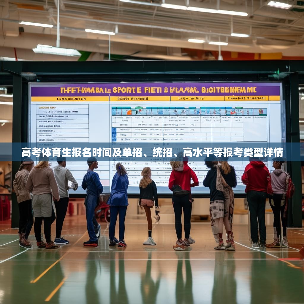 高考体育生报名时间及单招、统招、高水平等报考类型详情