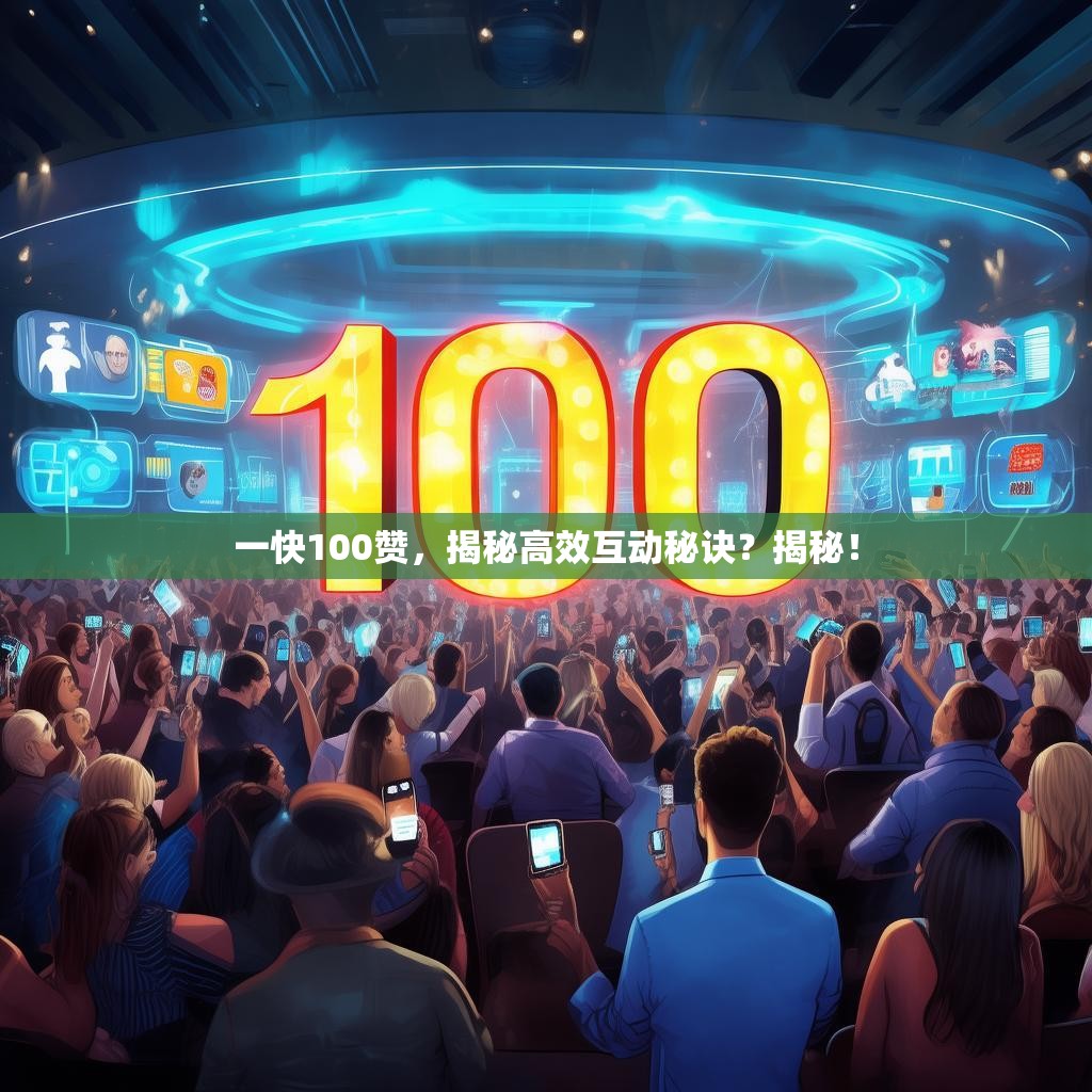 一快100赞,揭秘高效互动秘诀?揭秘!