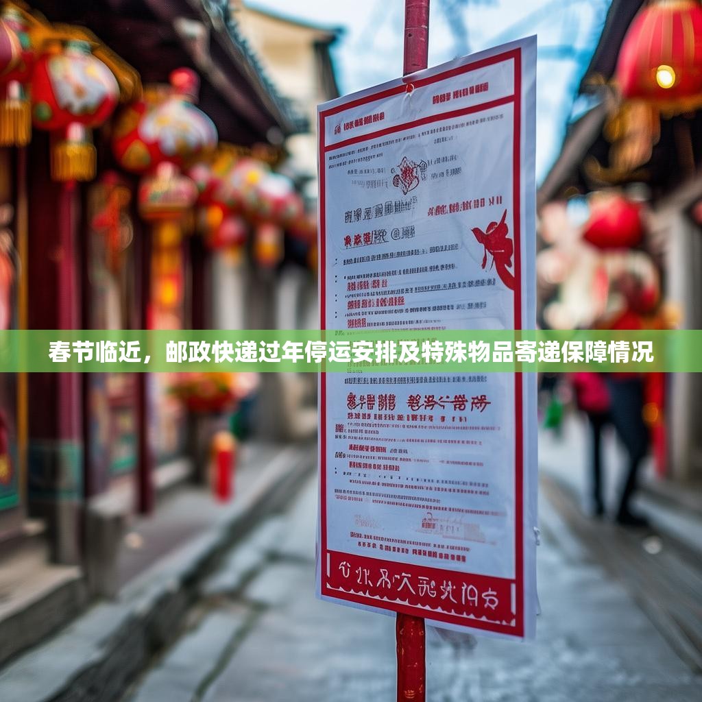春节临近,邮政快递过年停运安排及特殊物品寄递保障情况