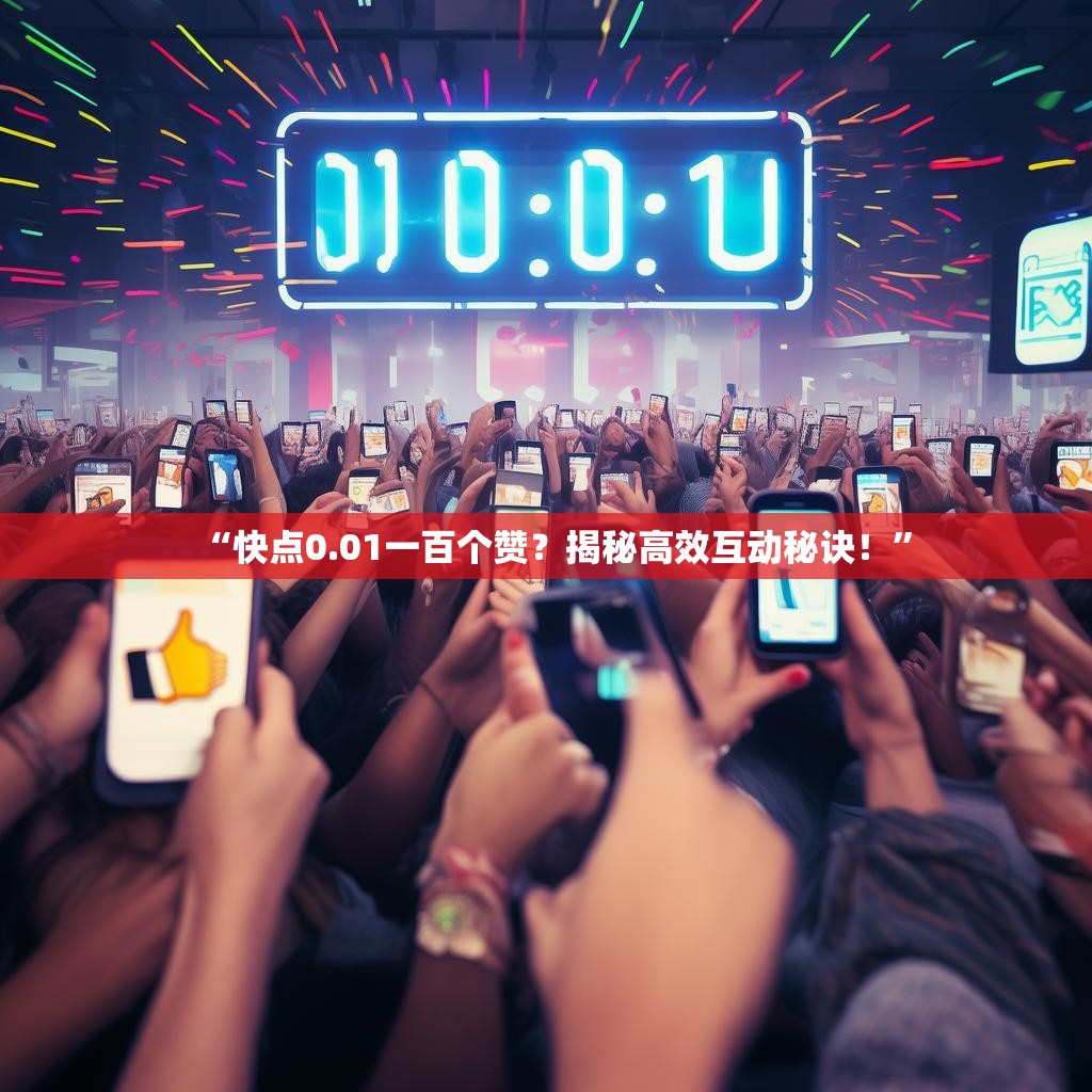 “快点0.01一百个赞?揭秘高效互动秘诀!”
