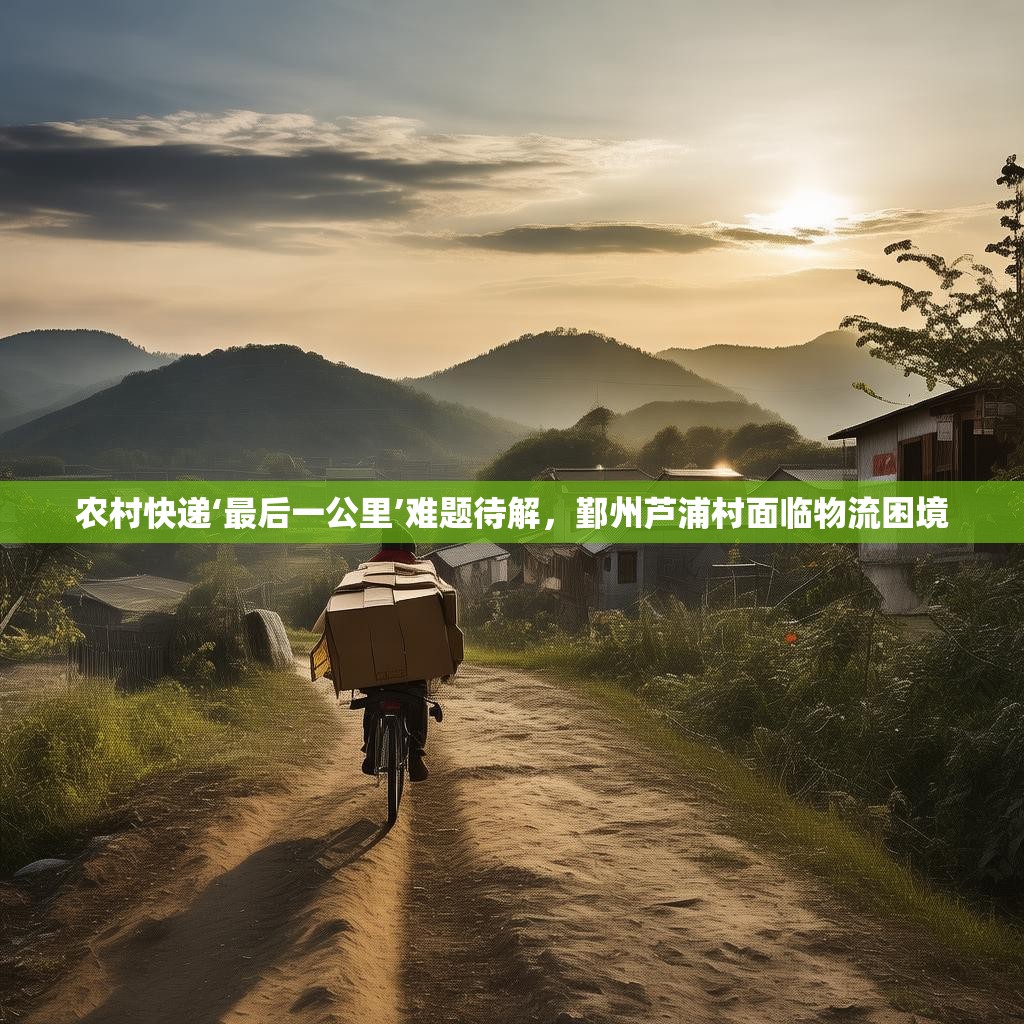 农村快递‘最后一公里’难题待解,鄞州芦浦村面临物流困境