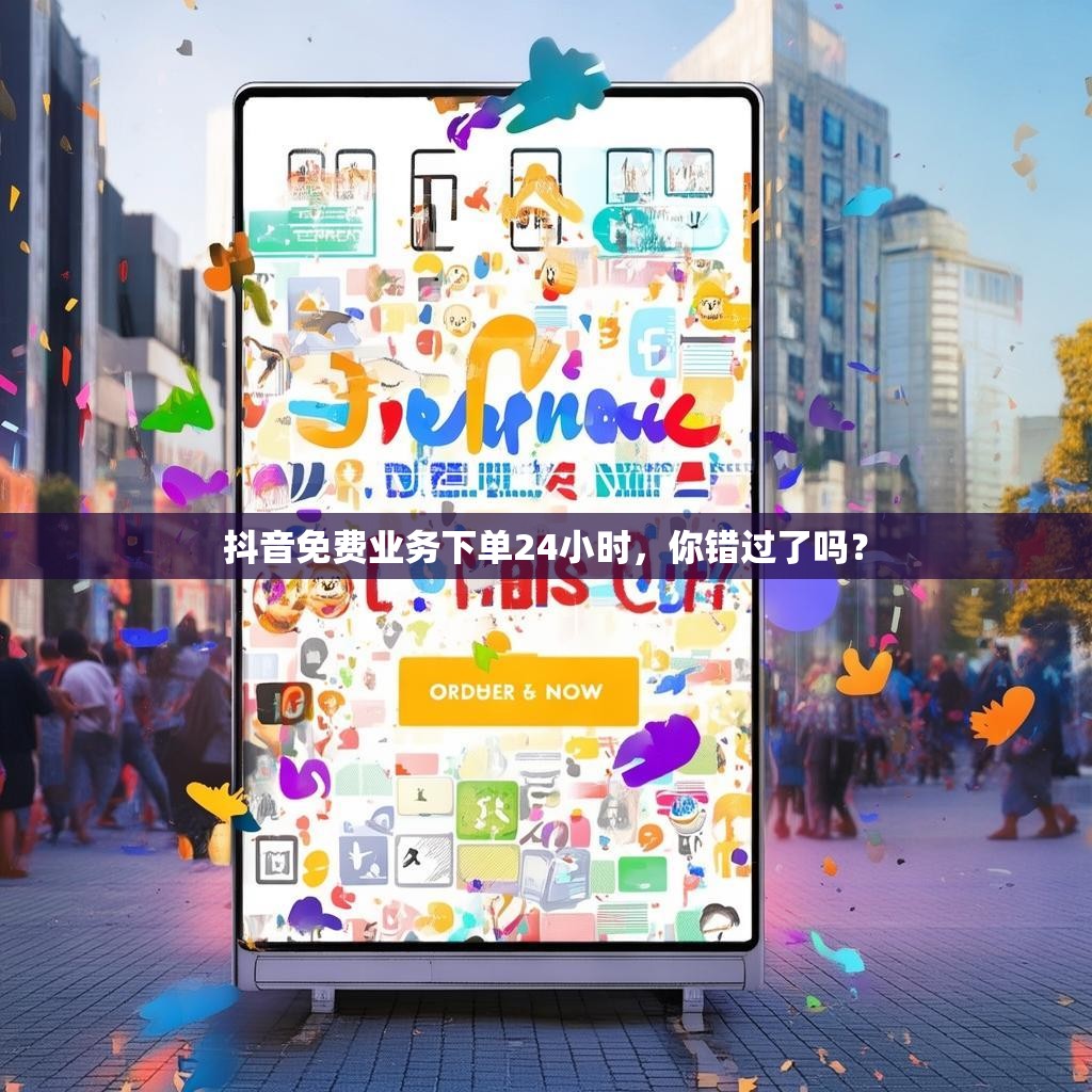 抖音免费业务下单24小时，你错过了吗？