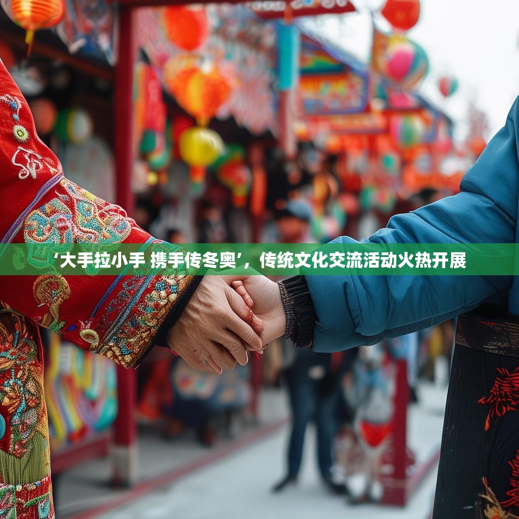 ‘大手拉小手 携手传冬奥’,传统文化交流活动火热开展