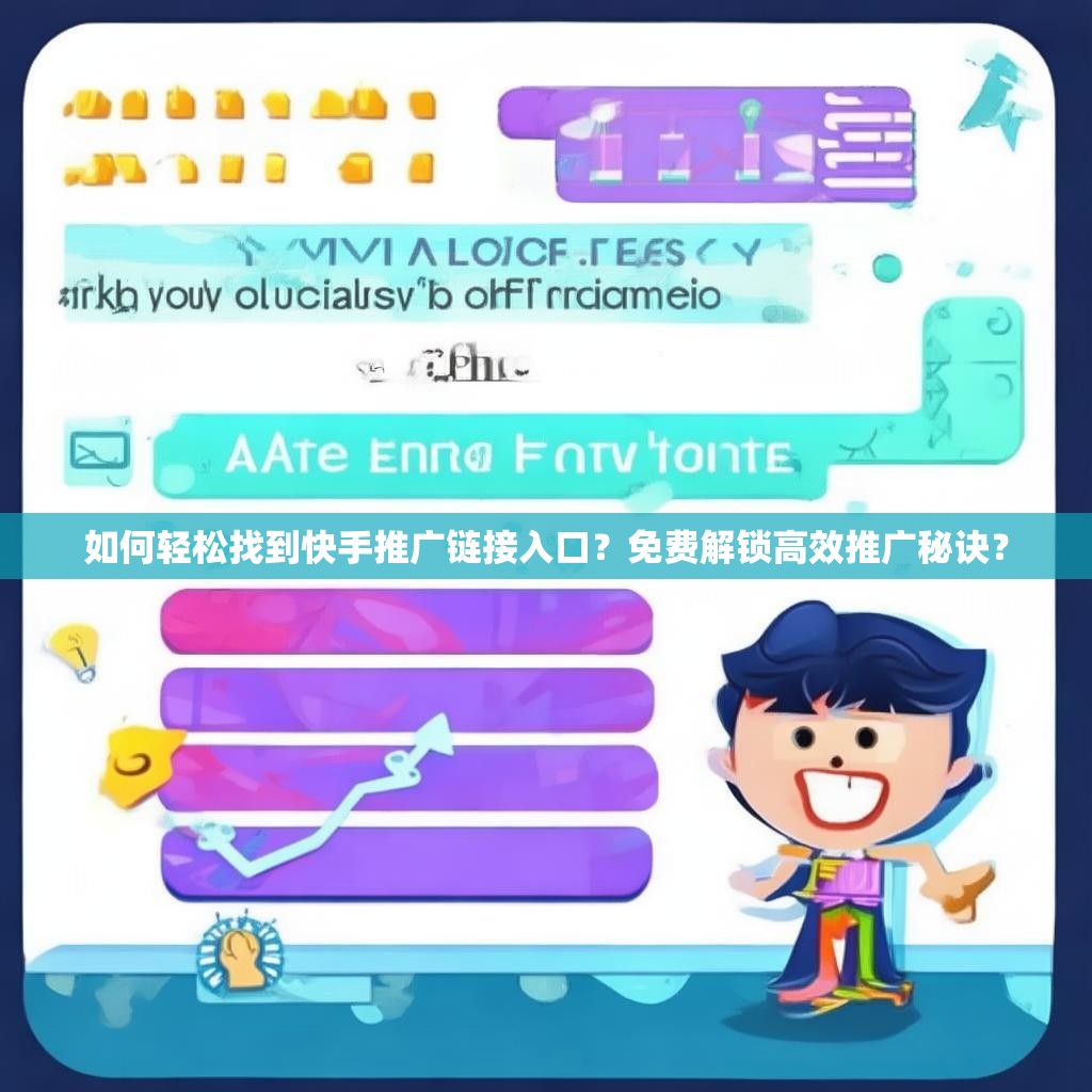 如何轻松找到快手推广链接入口?免费解锁高效推广秘诀?