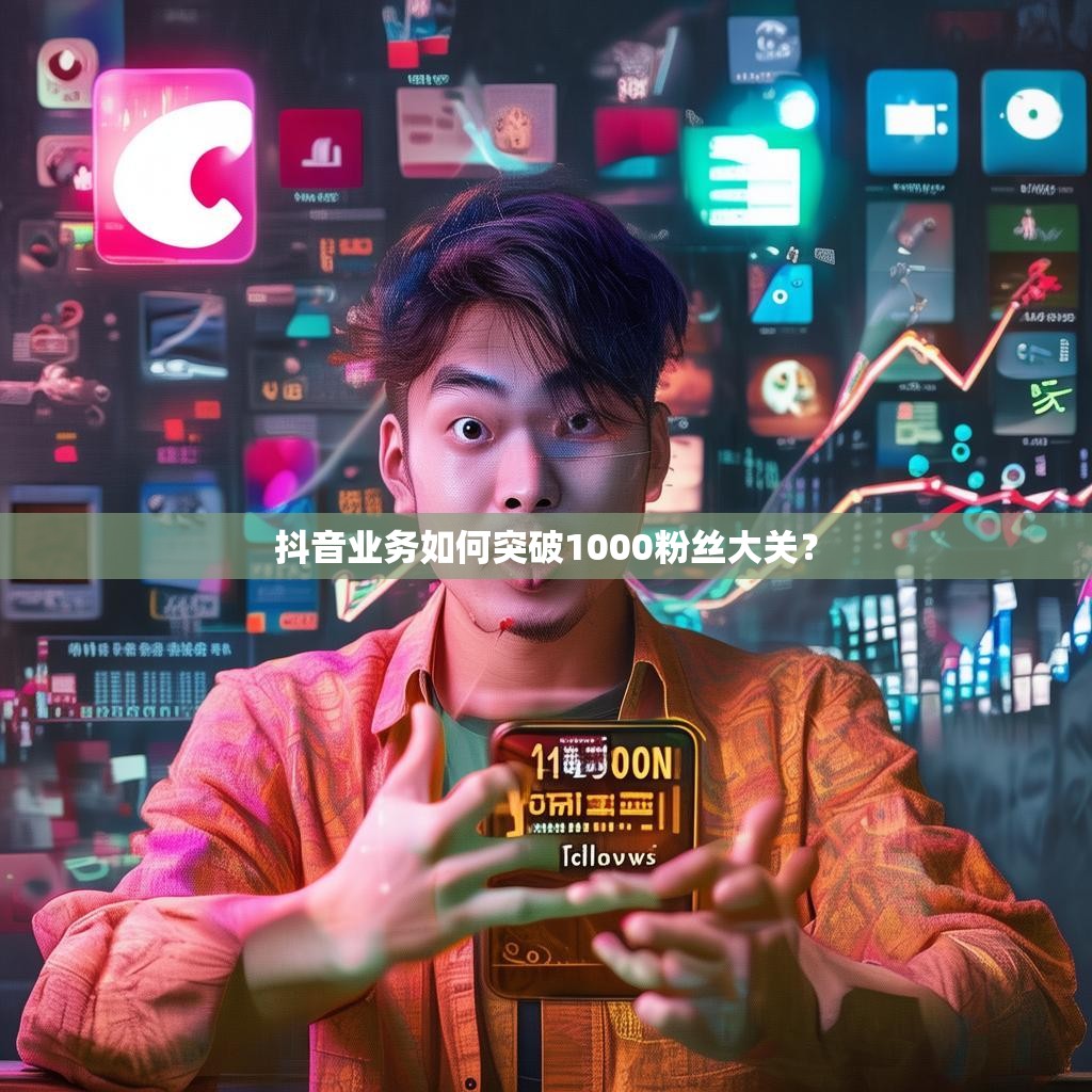 抖音业务如何突破1000粉丝大关？