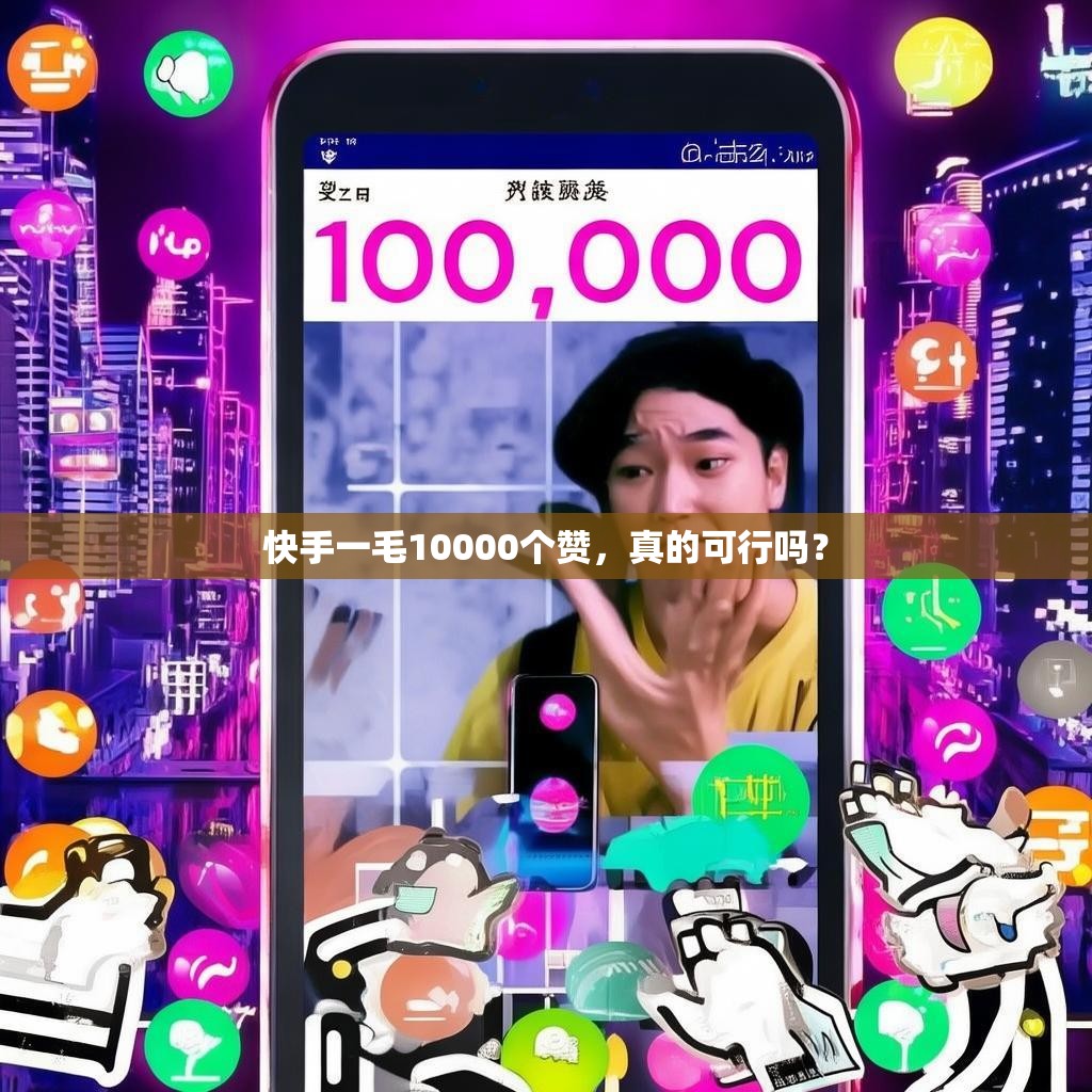 快手一毛10000个赞,真的可行吗?