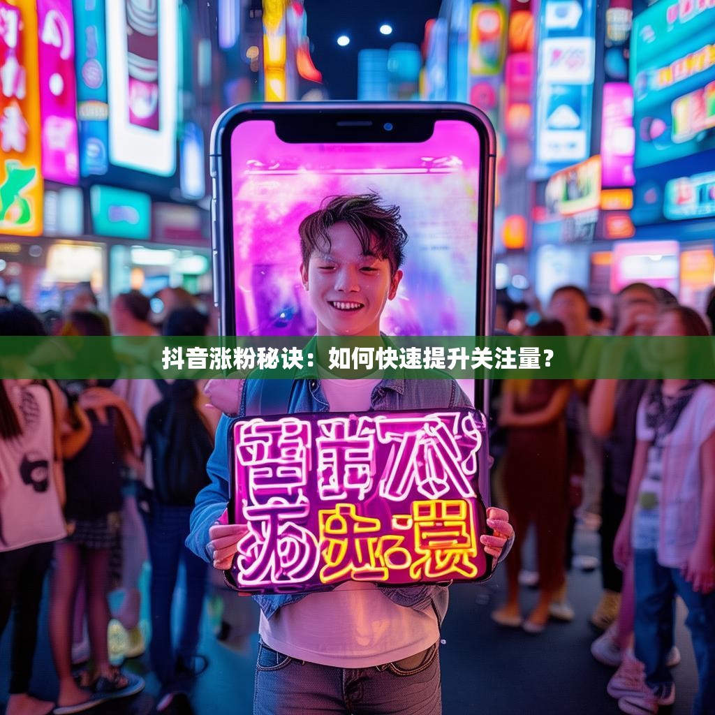 抖音涨粉秘诀:如何快速提升关注量?