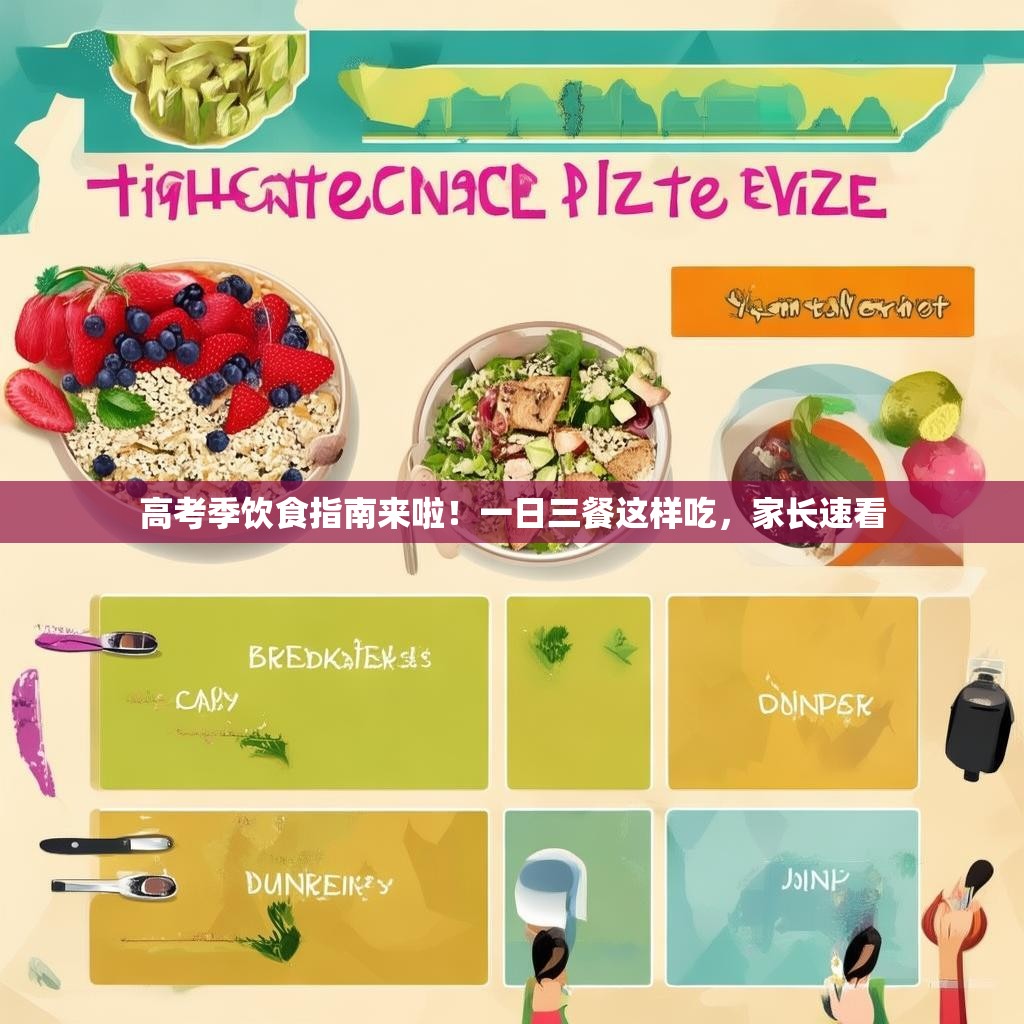 高考季饮食指南来啦！一日三餐这样吃，家长速看