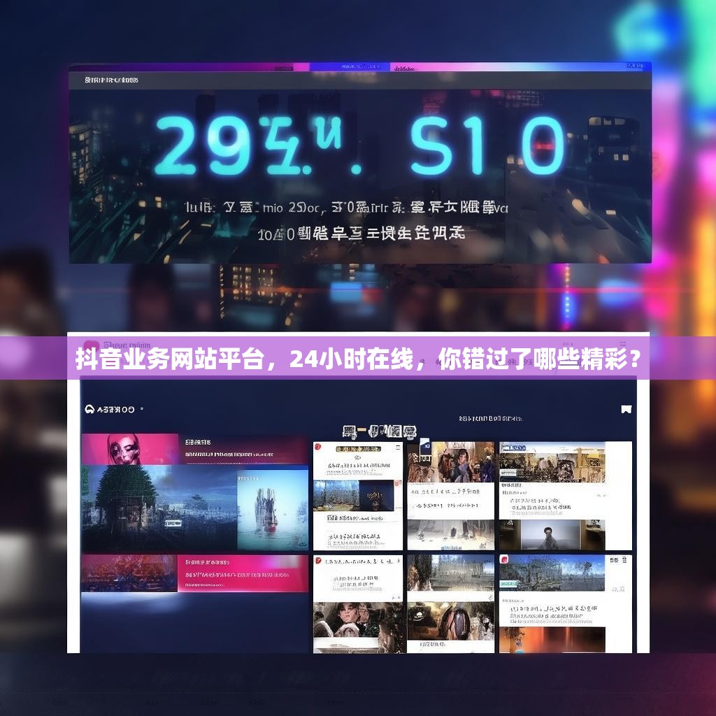 抖音业务网站平台,24小时在线,你错过了哪些精彩?