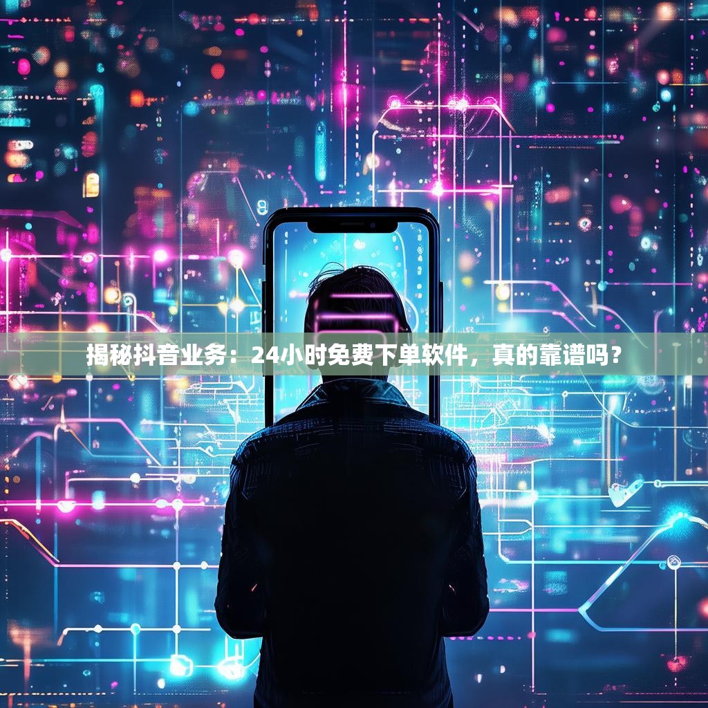 揭秘抖音业务:24小时免费下单软件,真的靠谱吗?