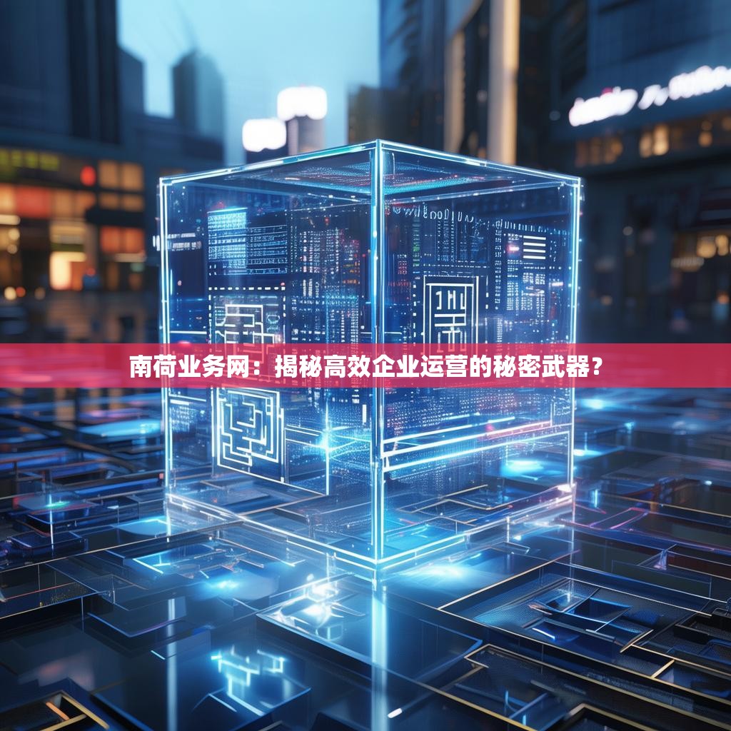 南荷业务网:揭秘高效企业运营的秘密武器?