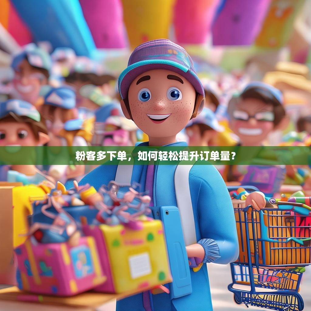 粉客多下单，如何轻松提升订单量？