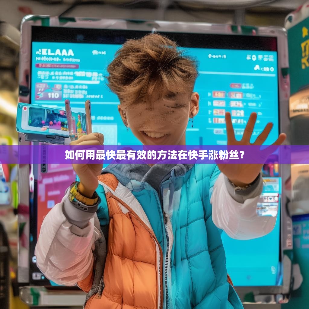 如何用最快最有效的方法在快手涨粉丝?