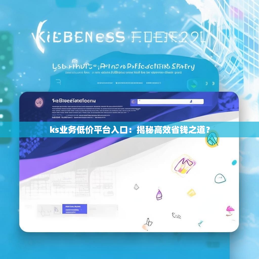 ks业务低价平台入口：揭秘高效省钱之道？