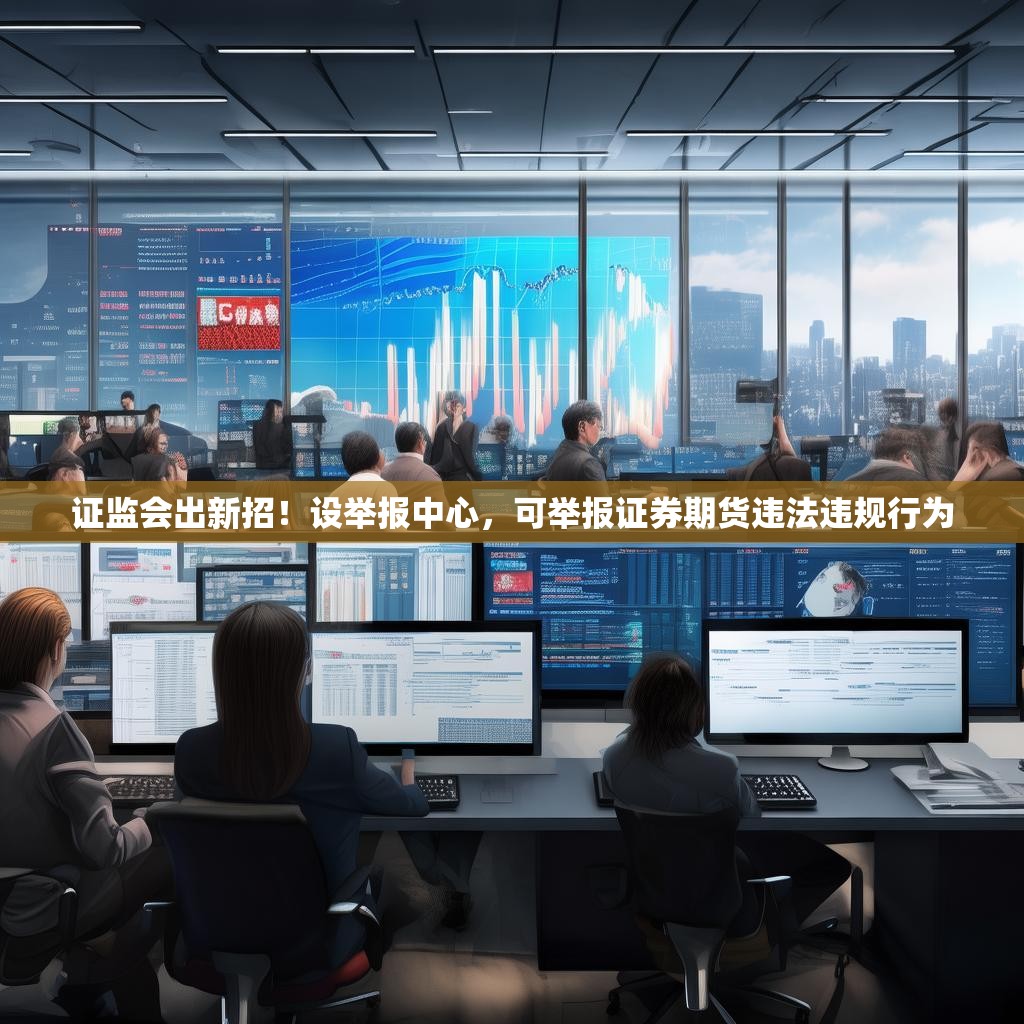 证监会出新招！设举报中心，可举报证券期货违法违规行为