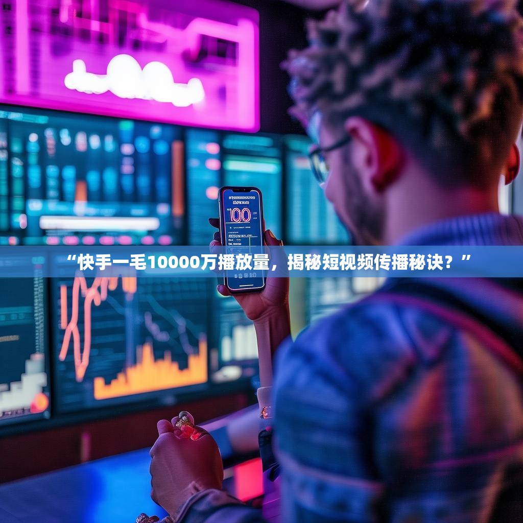 “快手一毛10000万播放量，揭秘短视频传播秘诀？”