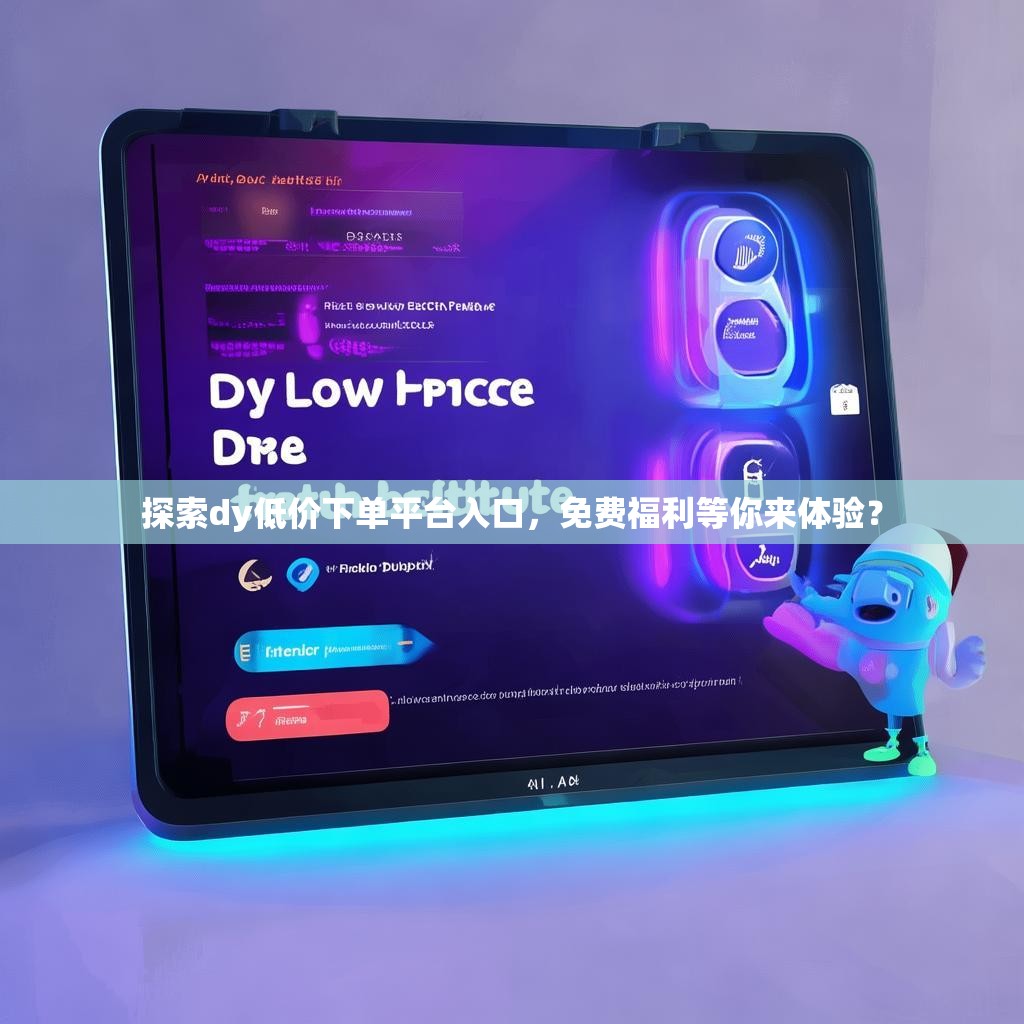 探索dy低价下单平台入口，免费福利等你来体验？