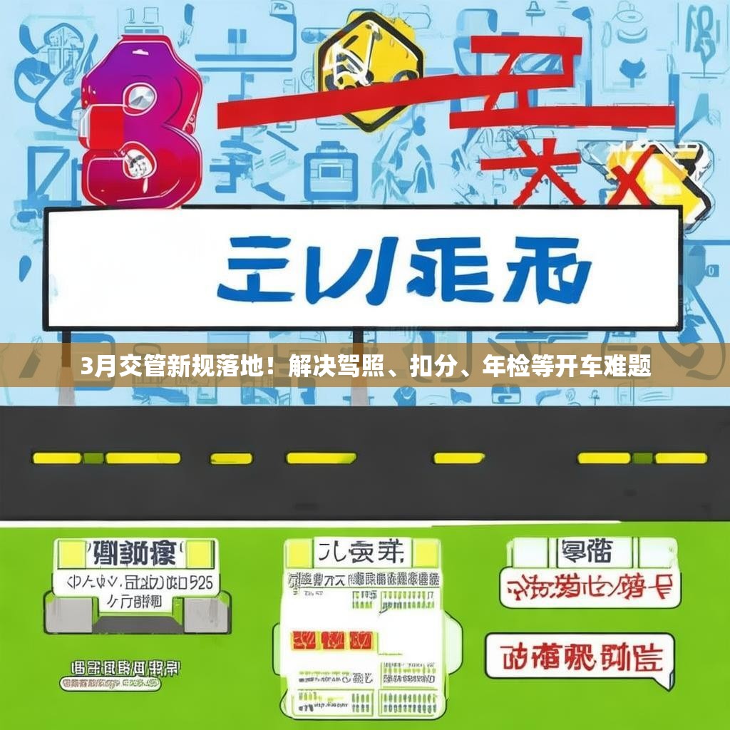 3月交管新规落地！解决驾照、扣分、年检等开车难题