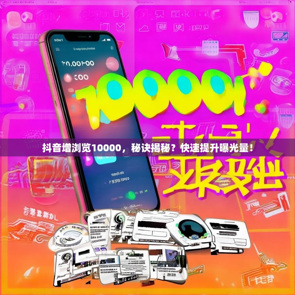 抖音增浏览10000，秘诀揭秘？快速提升曝光量！