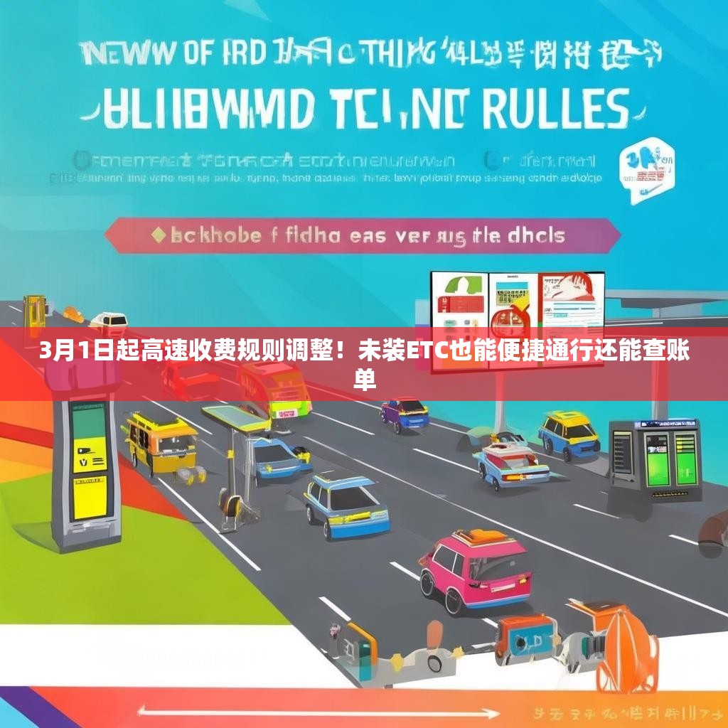 3月1日起高速收费规则调整！未装ETC也能便捷通行还能查账单