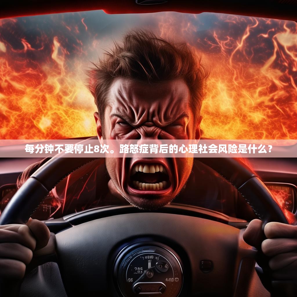 每分钟不要停止8次。路怒症背后的心理社会风险是什么?