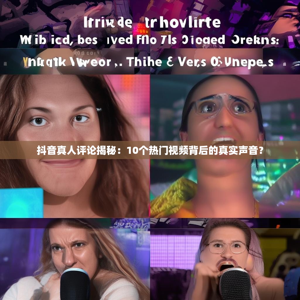 抖音真人评论揭秘:10个热门视频背后的真实声音?
