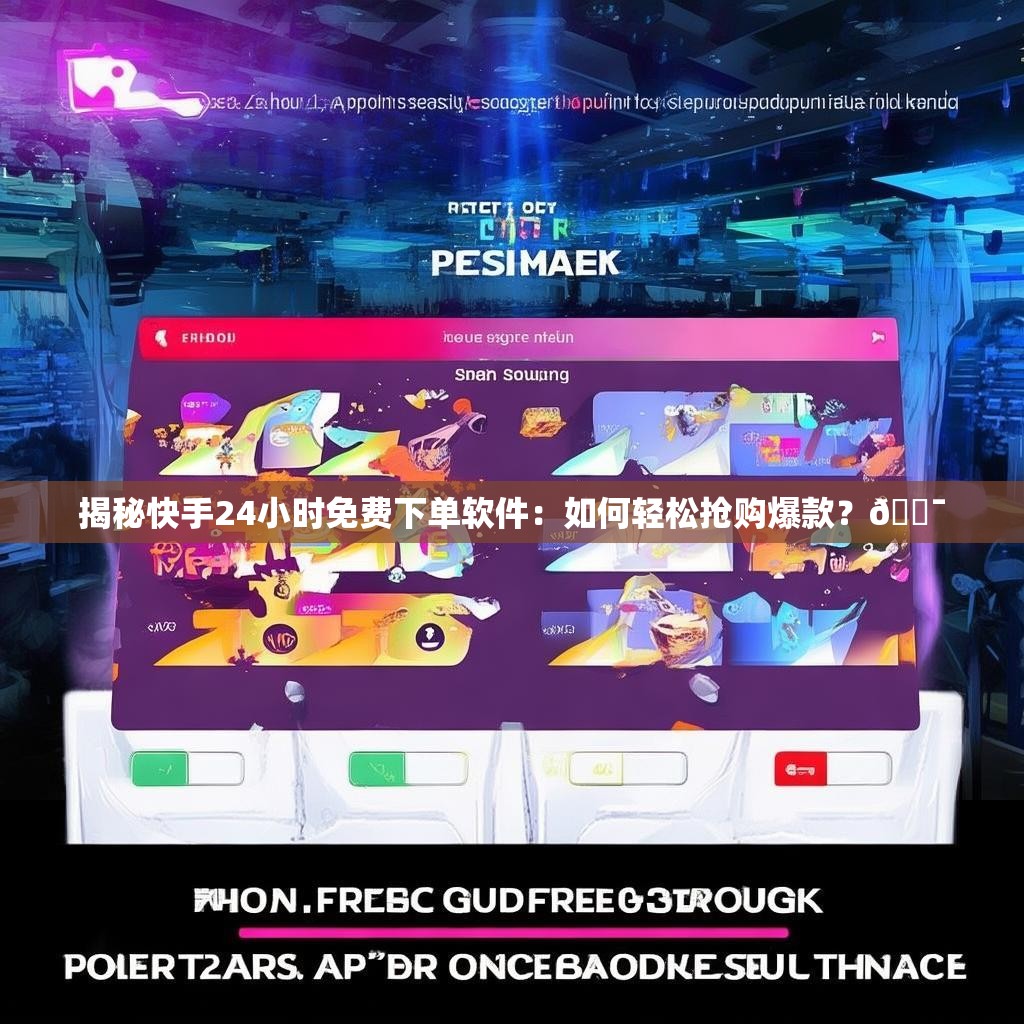揭秘快手24小时免费下单软件：如何轻松抢购爆款？🎯