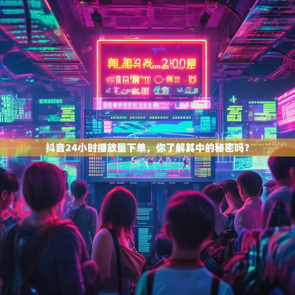 抖音24小时播放量下单，你了解其中的秘密吗？