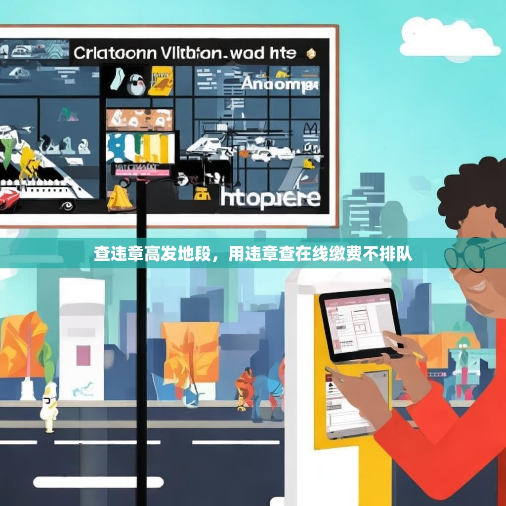 查违章高发地段,用违章查在线缴费不排队