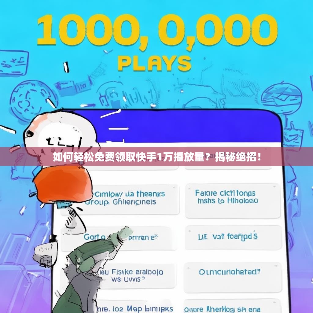如何轻松免费领取快手1万播放量？揭秘绝招！