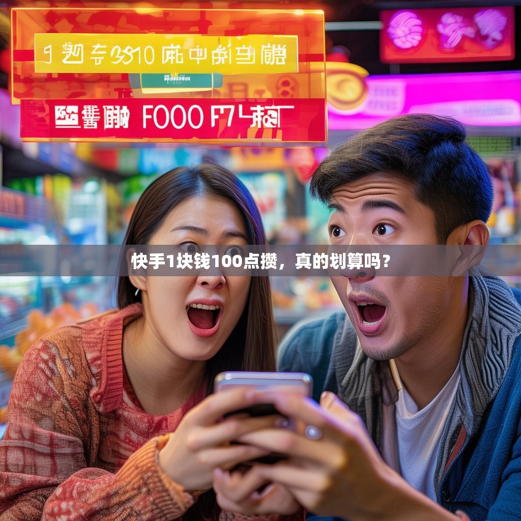 快手1块钱100点攒，真的划算吗？