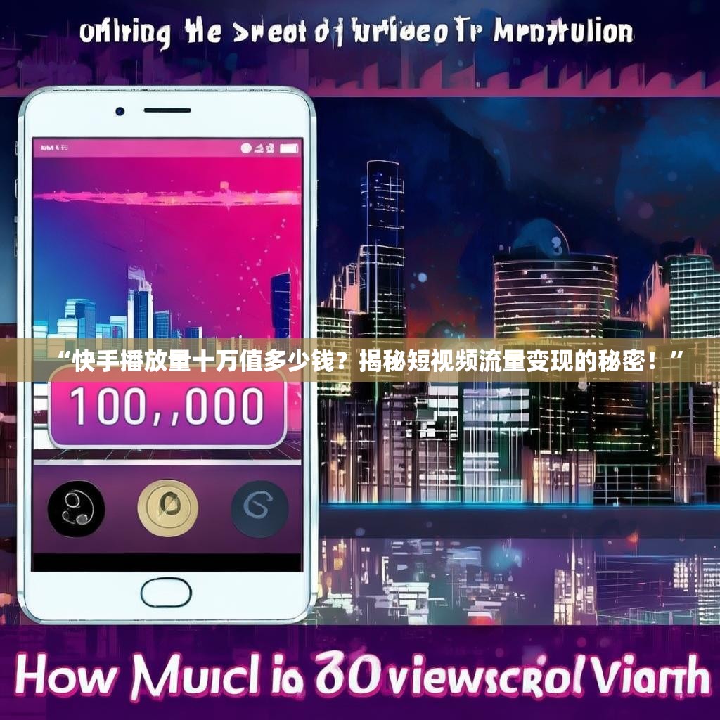 “<strong><mark>快手播放量十万</mark></strong>值多少钱？揭秘短视频流量变现的秘密！”