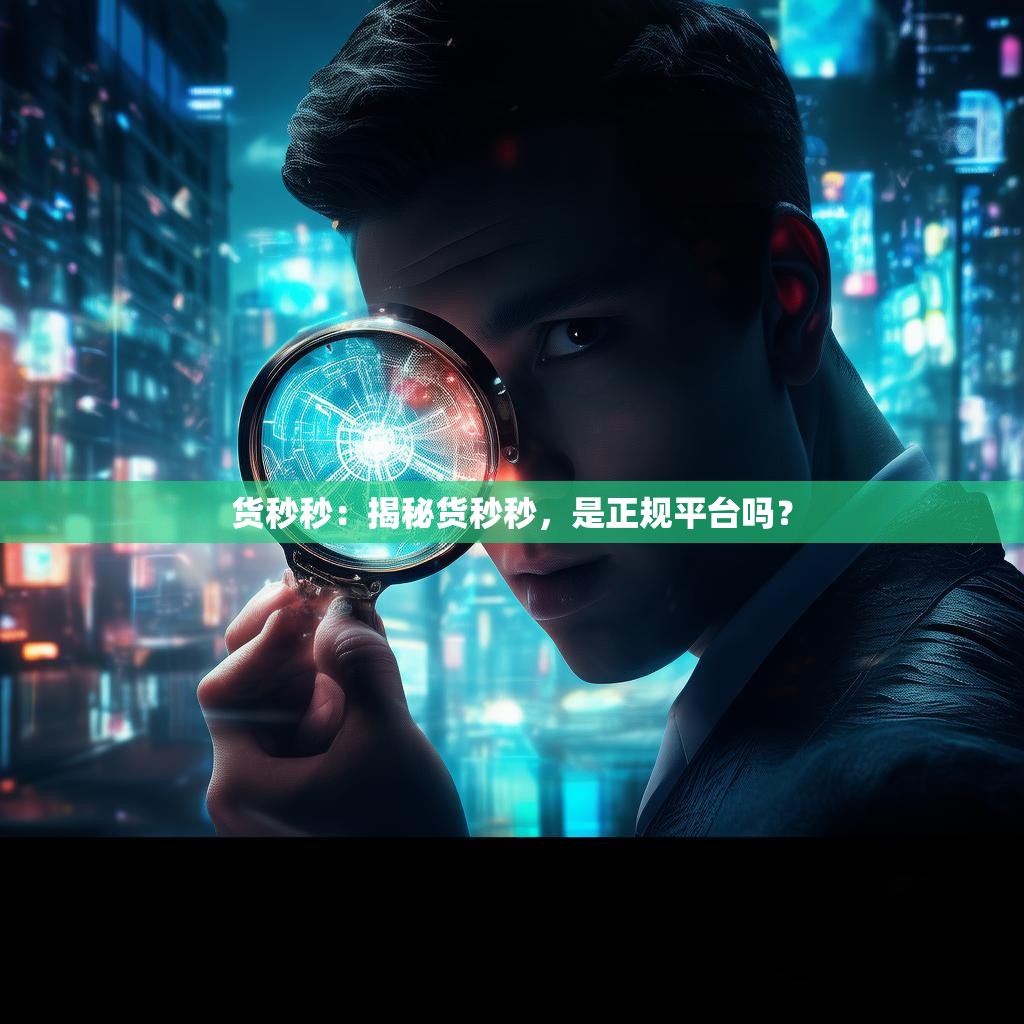 货秒秒：揭秘货秒秒，是正规平台吗？