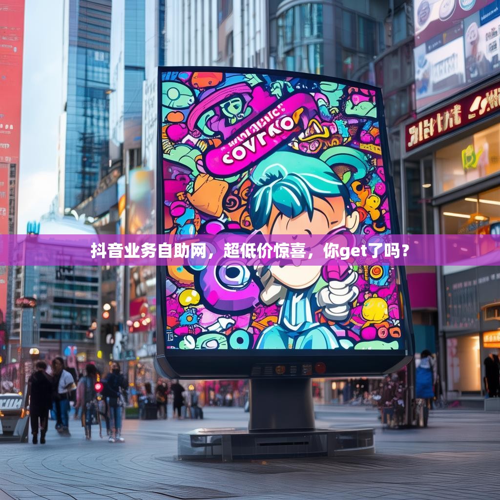 抖音业务自助网，超低价惊喜，你get了吗？