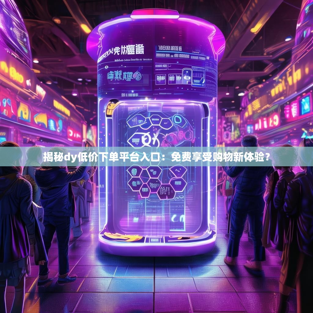揭秘dy低价下单平台入口：免费享受购物新体验？