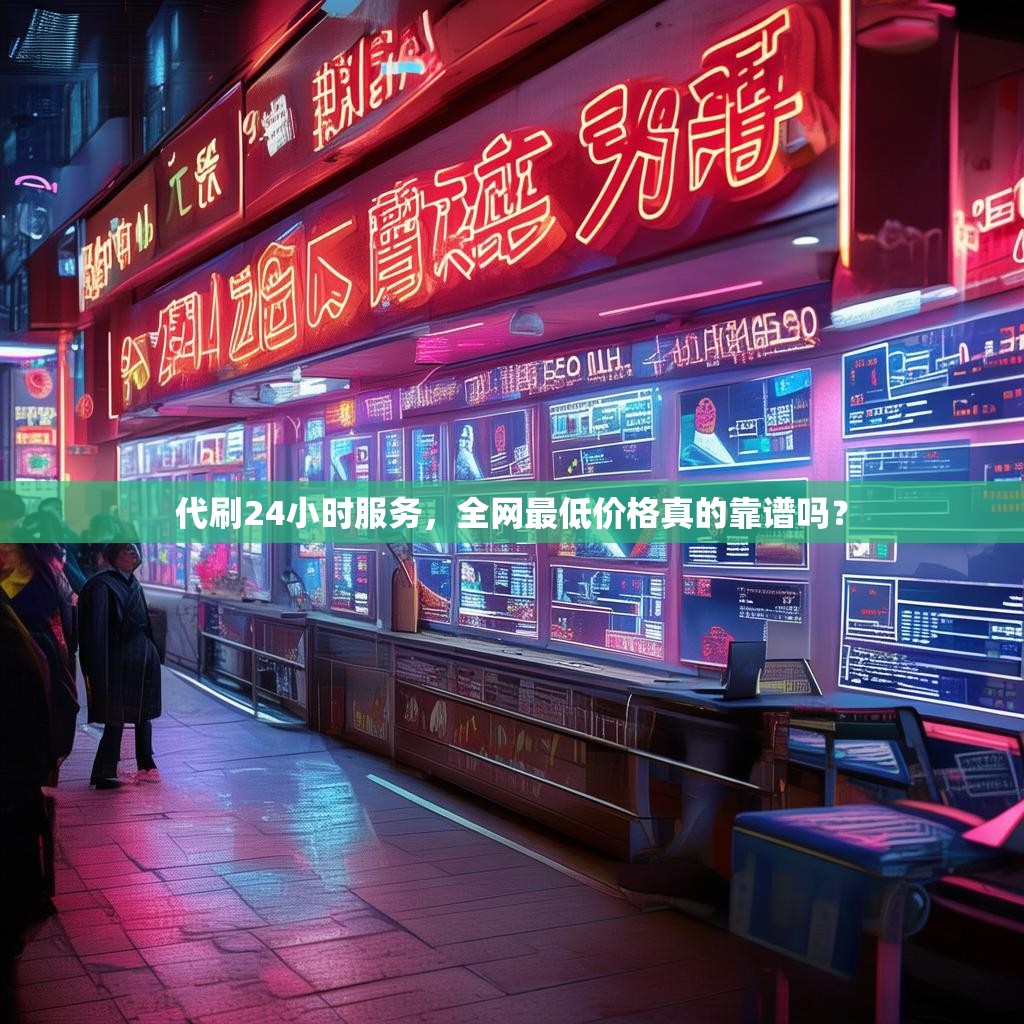 代刷24小时服务，全网最低价格真的靠谱吗？