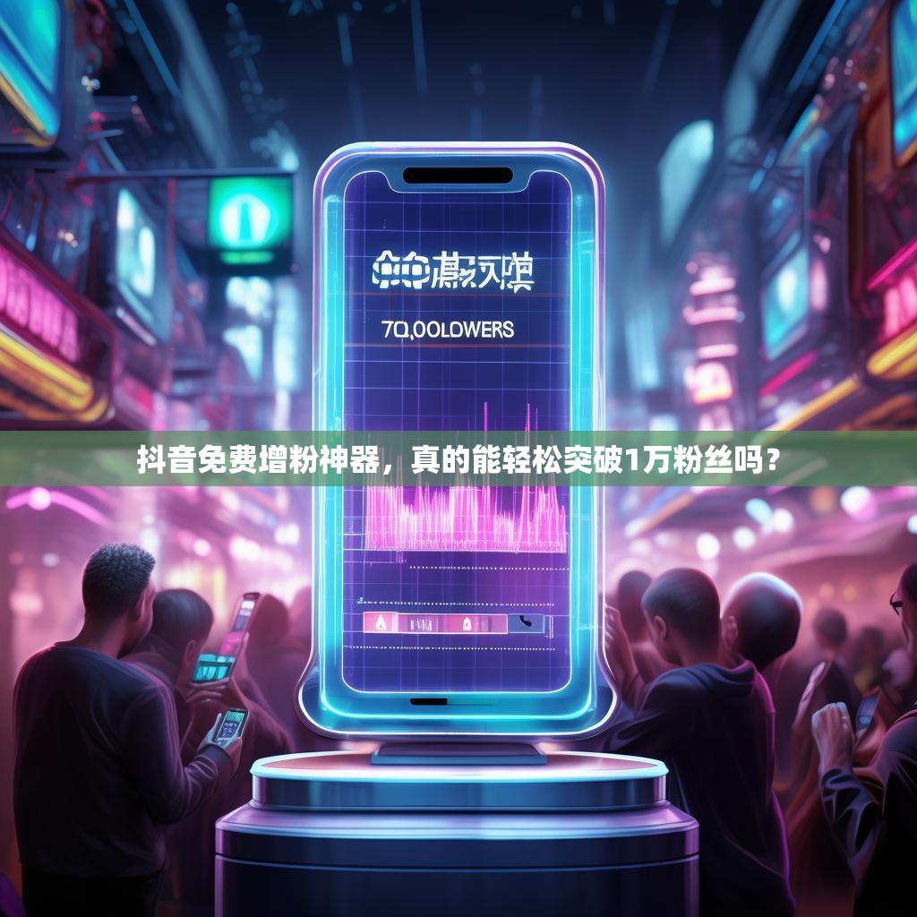 抖音免费增粉神器，真的能轻松突破1万粉丝吗？